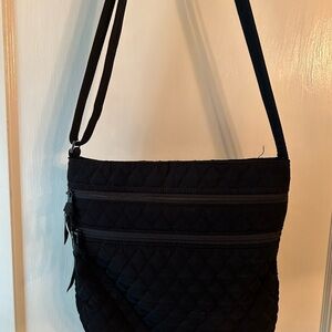 Vera Bradley Black Quilted Crossbody Bag